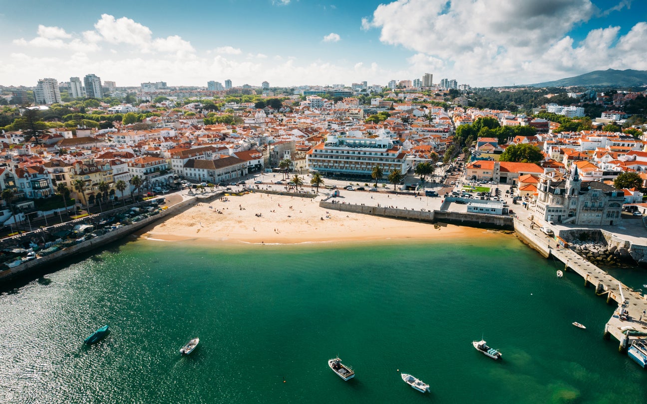 The town of Cascais is a popular seaside destination