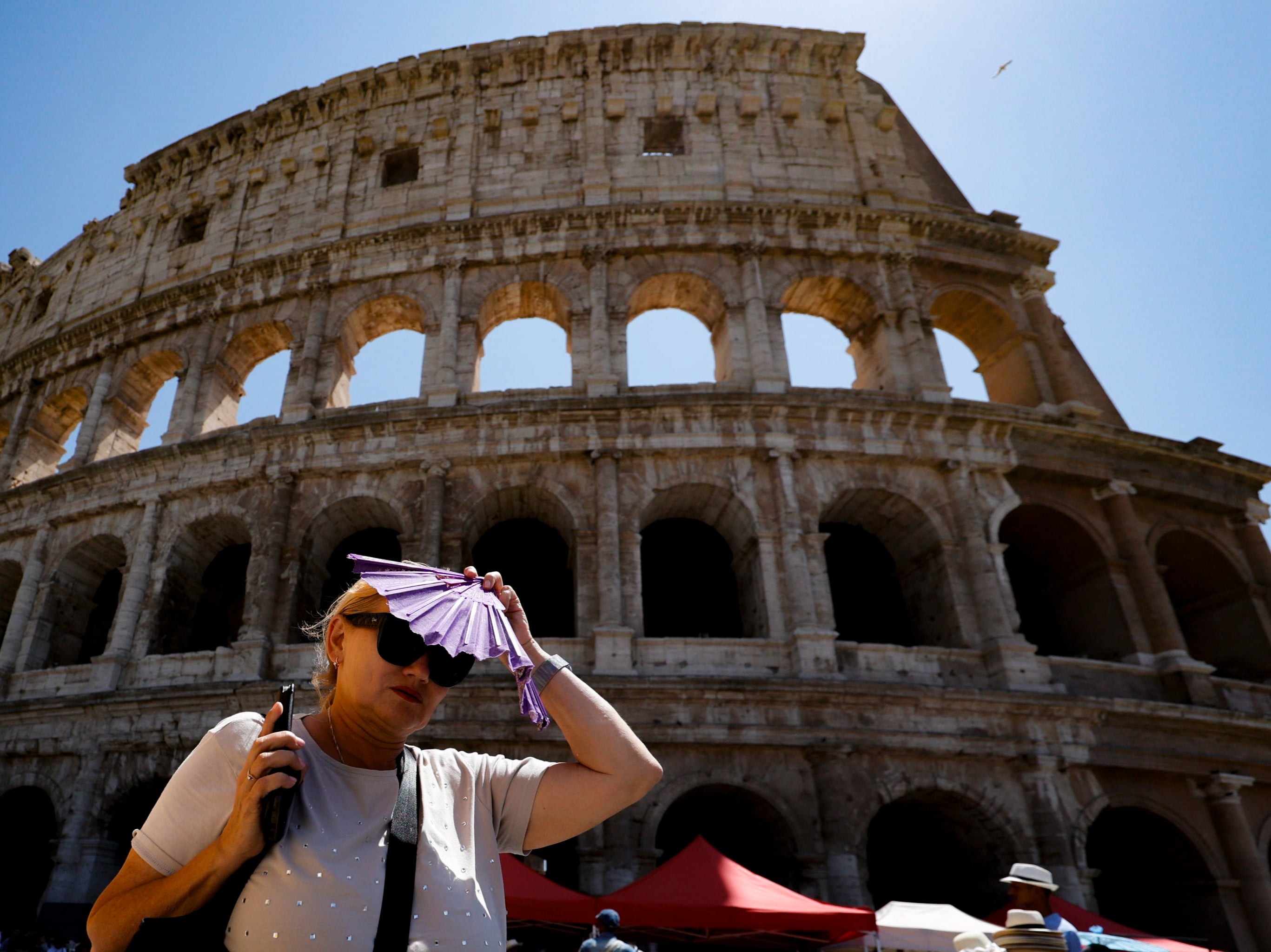 <p>Rome saw record-breaking temperatures in July</p>