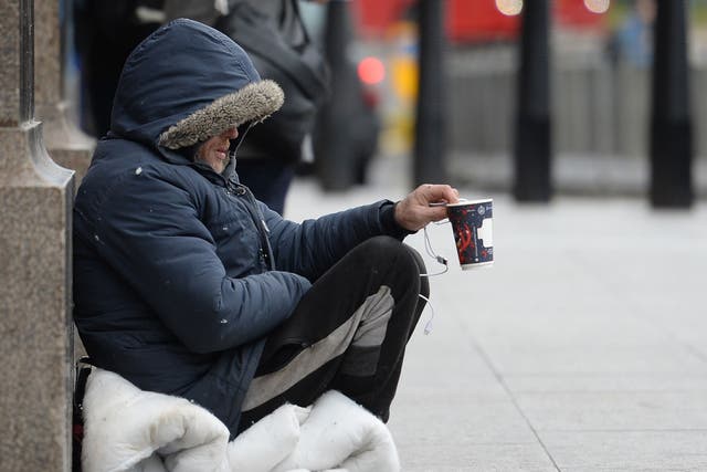 The number of new rough sleepers in London has risen by 12% while the total is up by 9%, new figures show (Nick Ansell/PA)