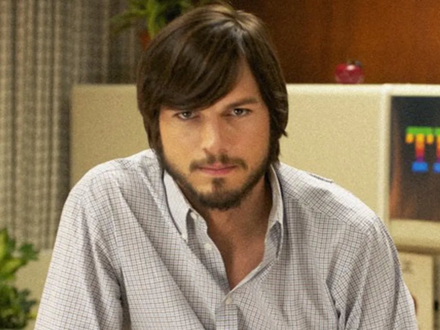 <p>Ashton Kutcher in ‘Jobs’</p>