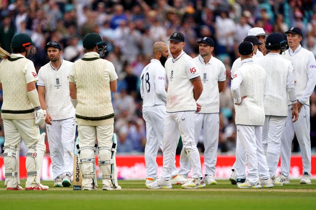 Steve Smith was dropped by Ben Stokes just before lunch at the Oval (Mike Egerton/PA)