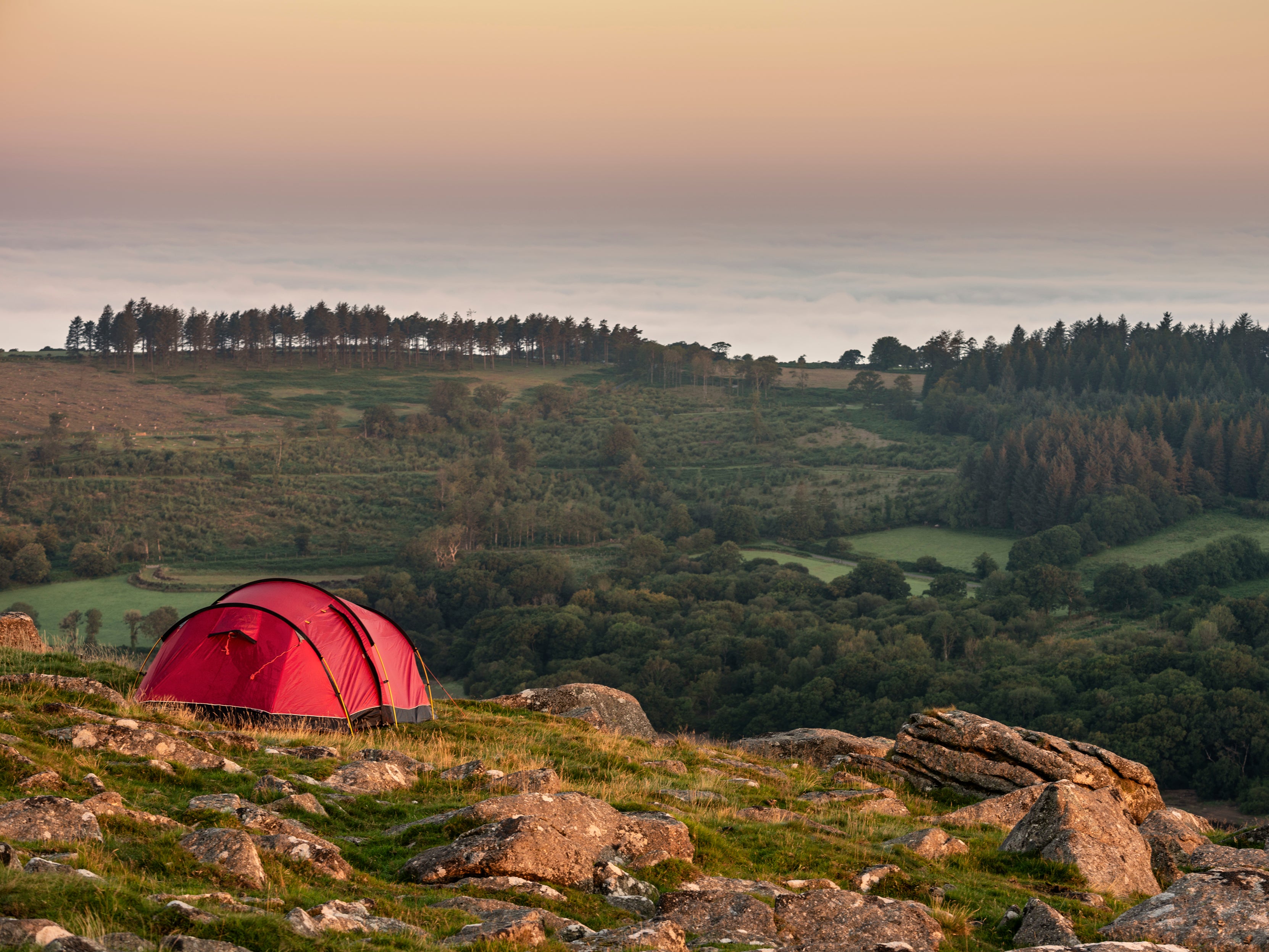 A controversial ban on camping in Dartmoor has been lifted