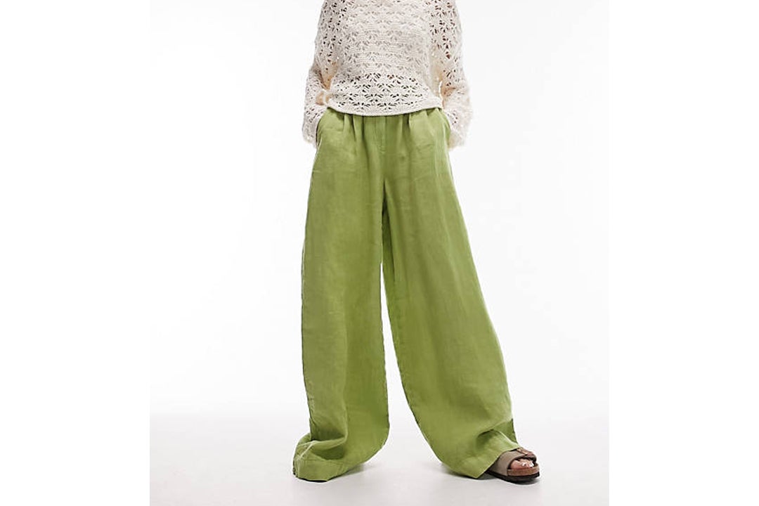 Best Linen Trouser Pant: Calla Pleated Trousers | Channel Your Inner  Coastal Grandma With These 10 Linen Pants | POPSUGAR Fashion UK Photo 10