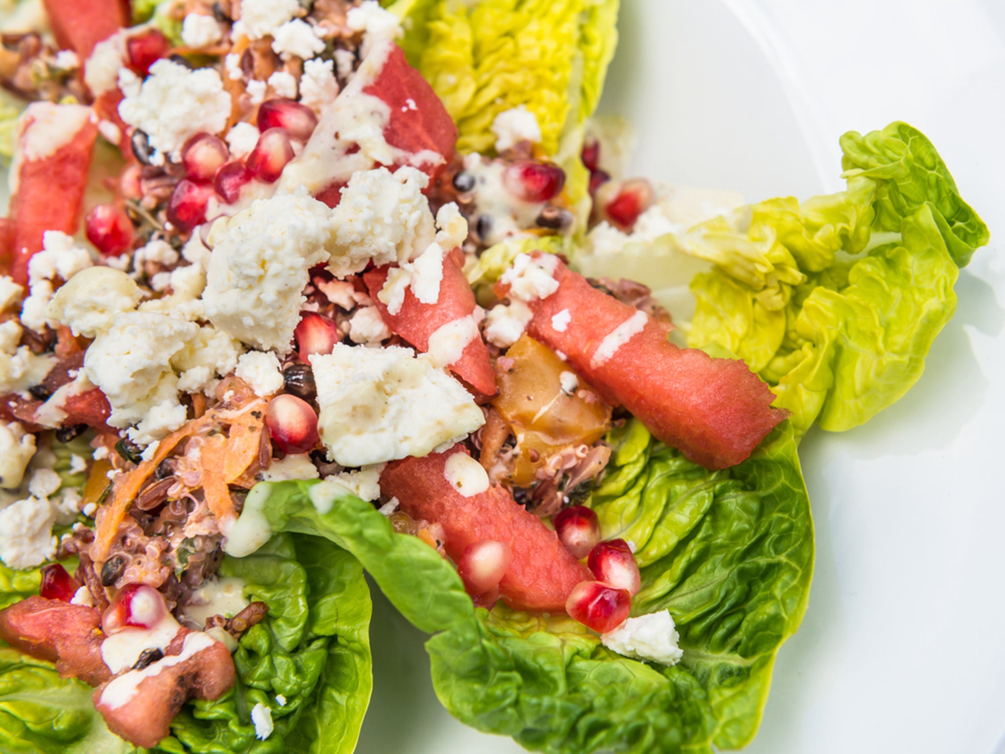 This refreshing and nutritious twist on a classic watermelon and feta salad is the perfect summer dish