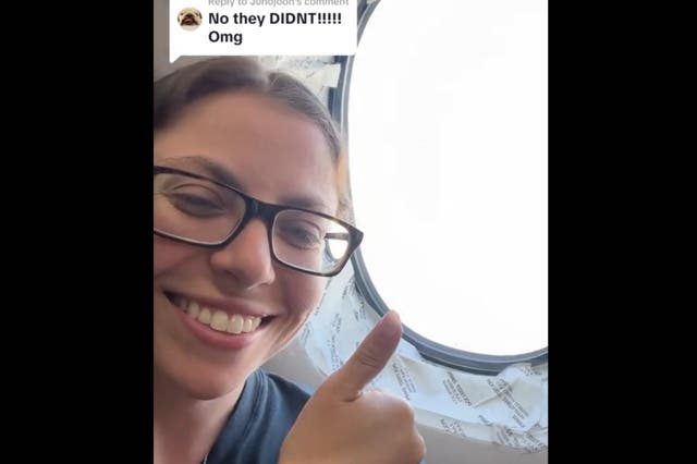 <p>TikTok content creator Ally Shapiro shares how Delta Air Lines taped her window open during an eight hour flight</p>