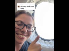 Delta passenger asked to tape her window with flight plan on eight-hour flight