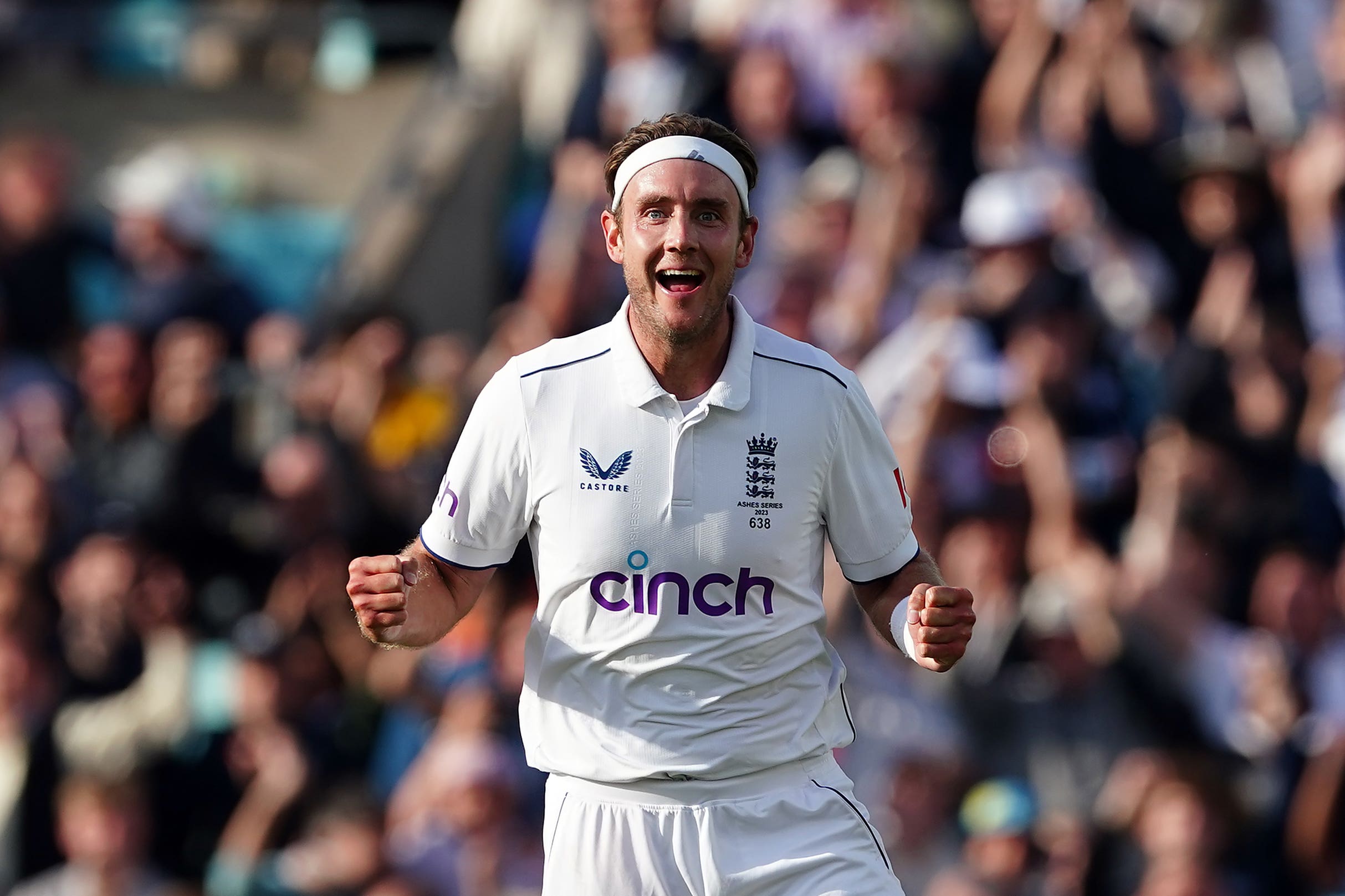 Stuart Broad signed off from cricket in style (Mike Egerton/PA)