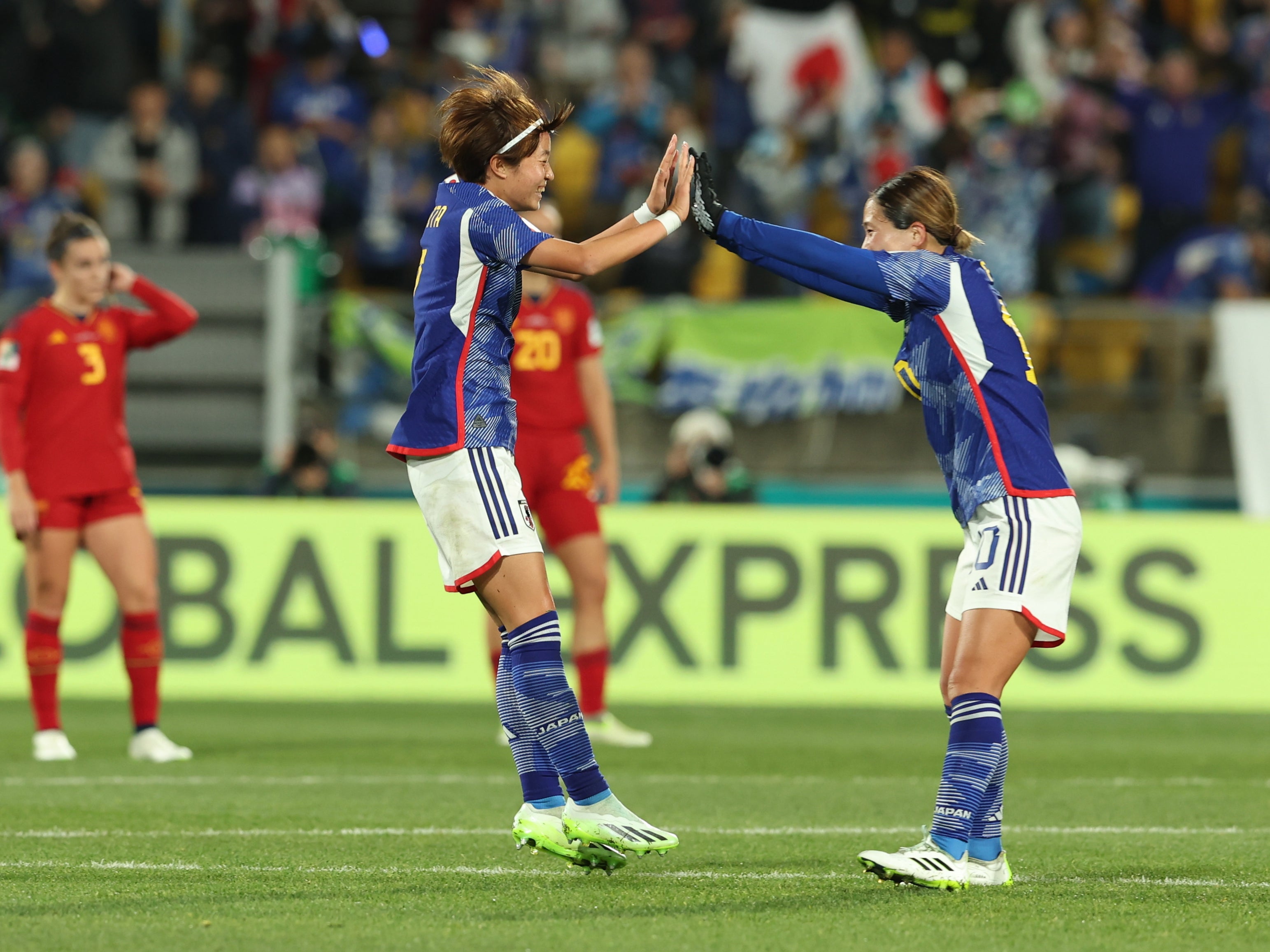 Japan were relentless on the counter against Spain
