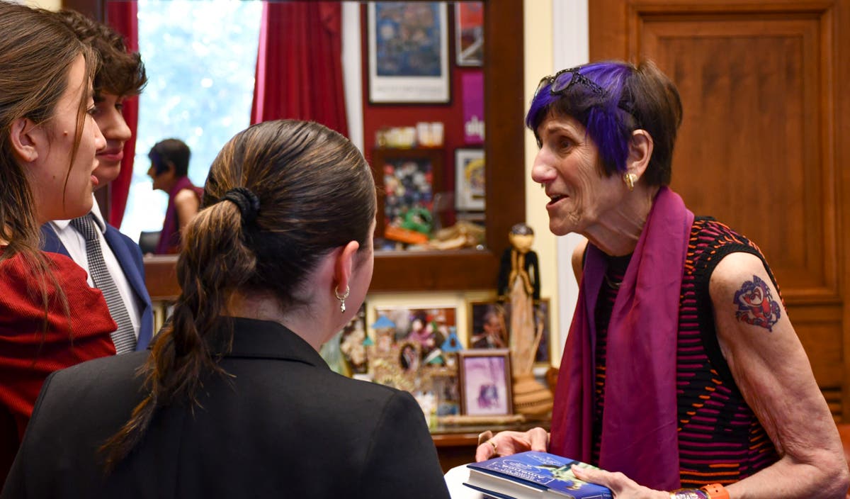 Connecticut US Rep. Rosa DeLauro gets inked at age 80 alongside her 18-year-old granddaughter