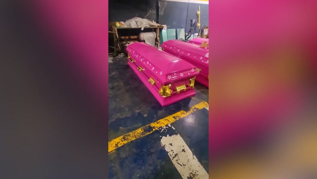 Mexican funeral home now offering Barbie-inspired pink coffins