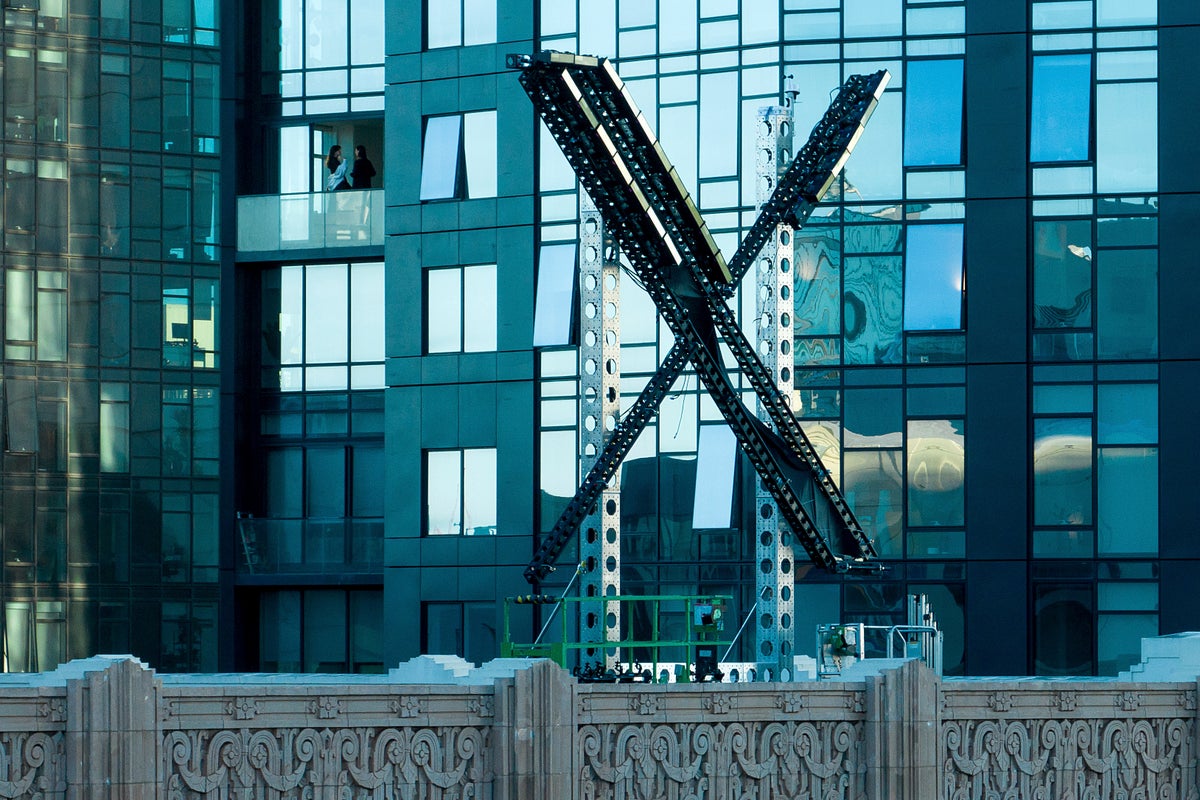 Brightly flashing ‘X’ sign removed from former Twitter’s San Francisco headquarters