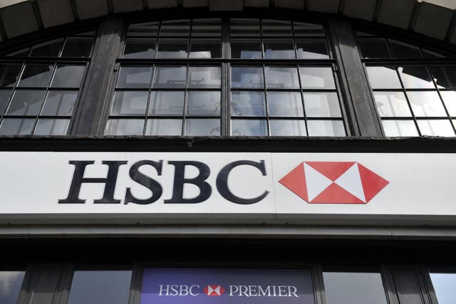 HSBC’s revenue also increased by 12.3 billion US dollars (PA)