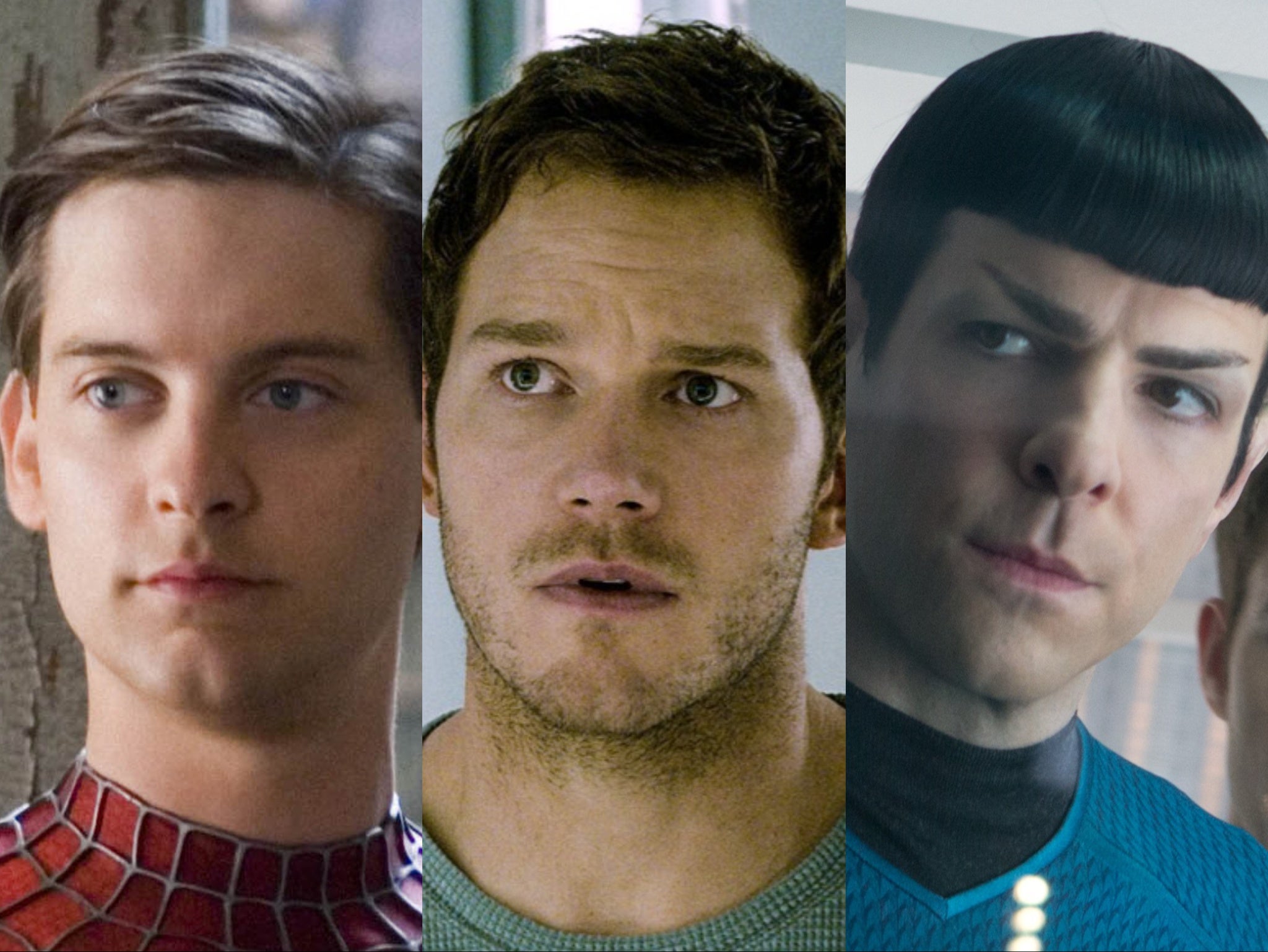 Tobey Maguire in ‘Spider-Man 3’, Chris Pratt in ‘Passengers’ and Zachary Quinto in ‘Star Trek Into Darkness'