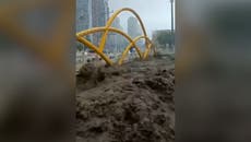 China floods: River rages in Beijing after Typhoon Doksuri makes landfall