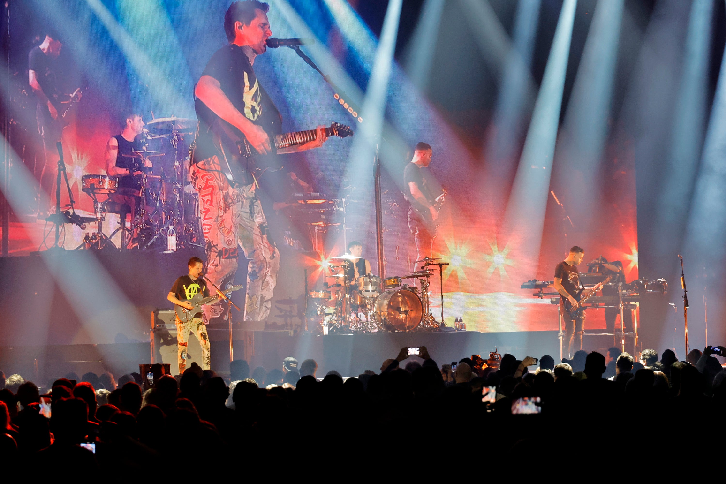 Muse on stage in January