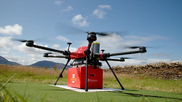 <p>UK’s first drone delivery service launched by Royal Mail</p>