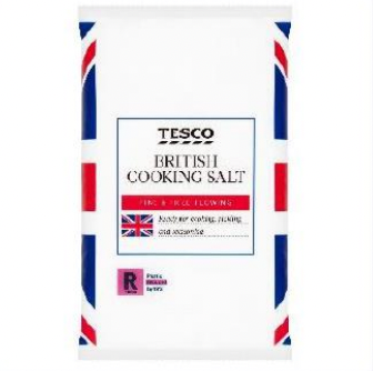 The recall relates to 1.5kg bags of British cooking salt with the batch number 3200