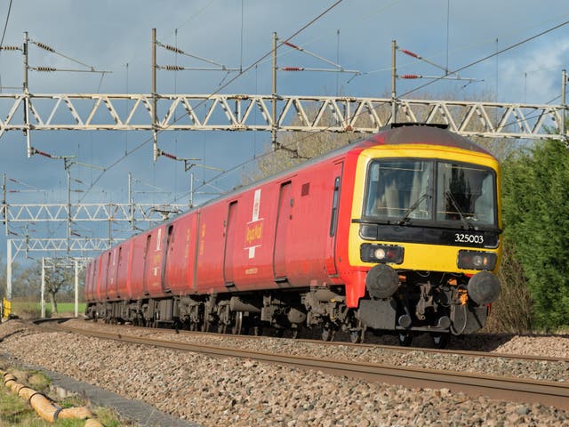 <p>Two teenagers boarded the Royal Mail train after it came to a stop in a remote spot near Lockerbie</p>