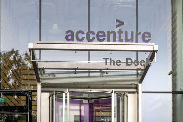 A general view of the headquarters of consultancy firm Accenture in Dublin (Norma Burke/PA)