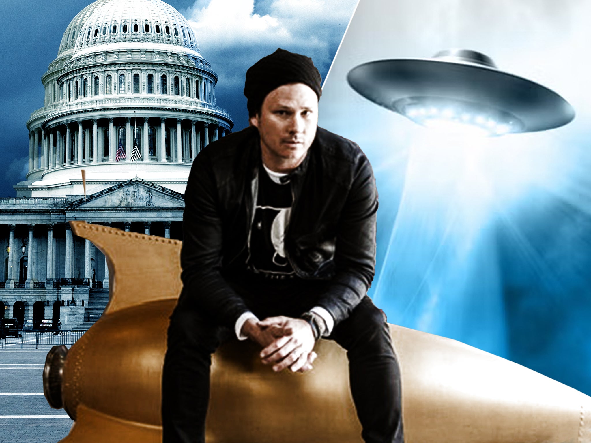 Did Tom DeLonge include a picture of a real alien in his new movie