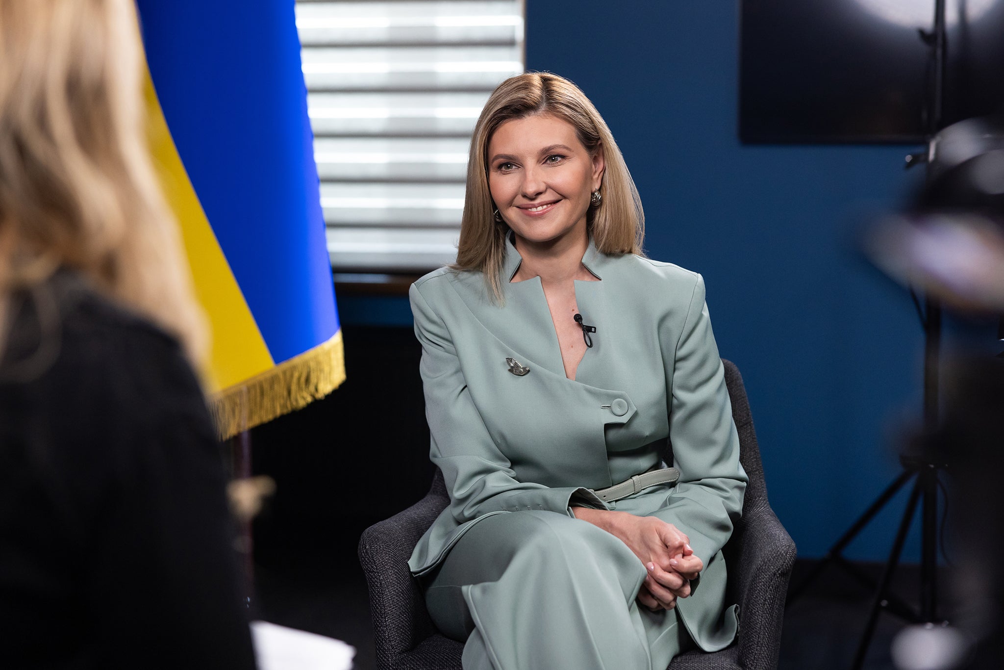Olena Zelenska talks to our chief international correspondent Bel Trew in Kyiv