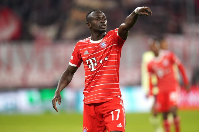 Sadio Mane has left Bayern Munich for Al-Nassr (Adam Davy/PA)