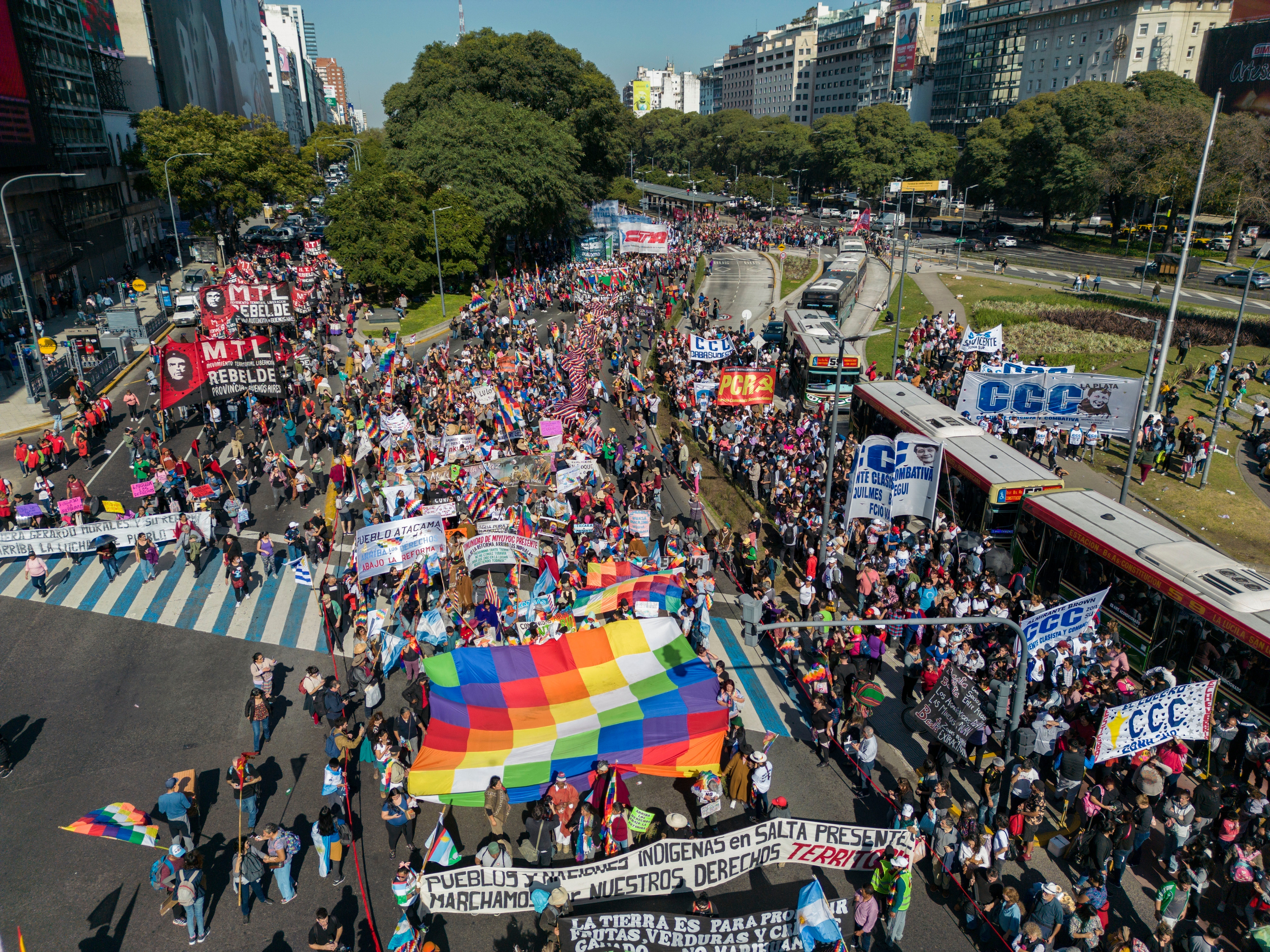 ARGENTINA-MARCHA INDÍGENA