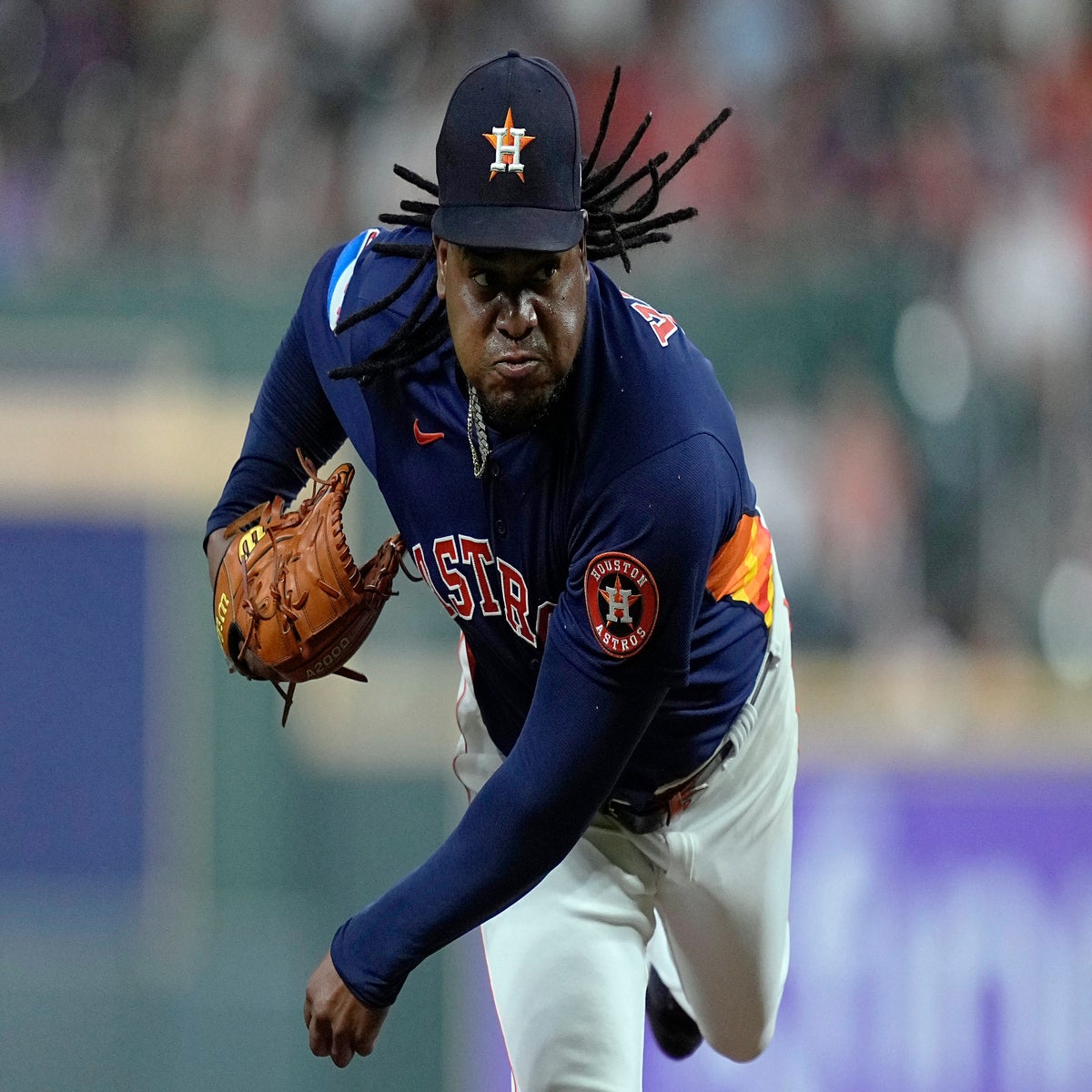 Astros' 'electric' Cristian Javier no-hit the Phillies through six, and