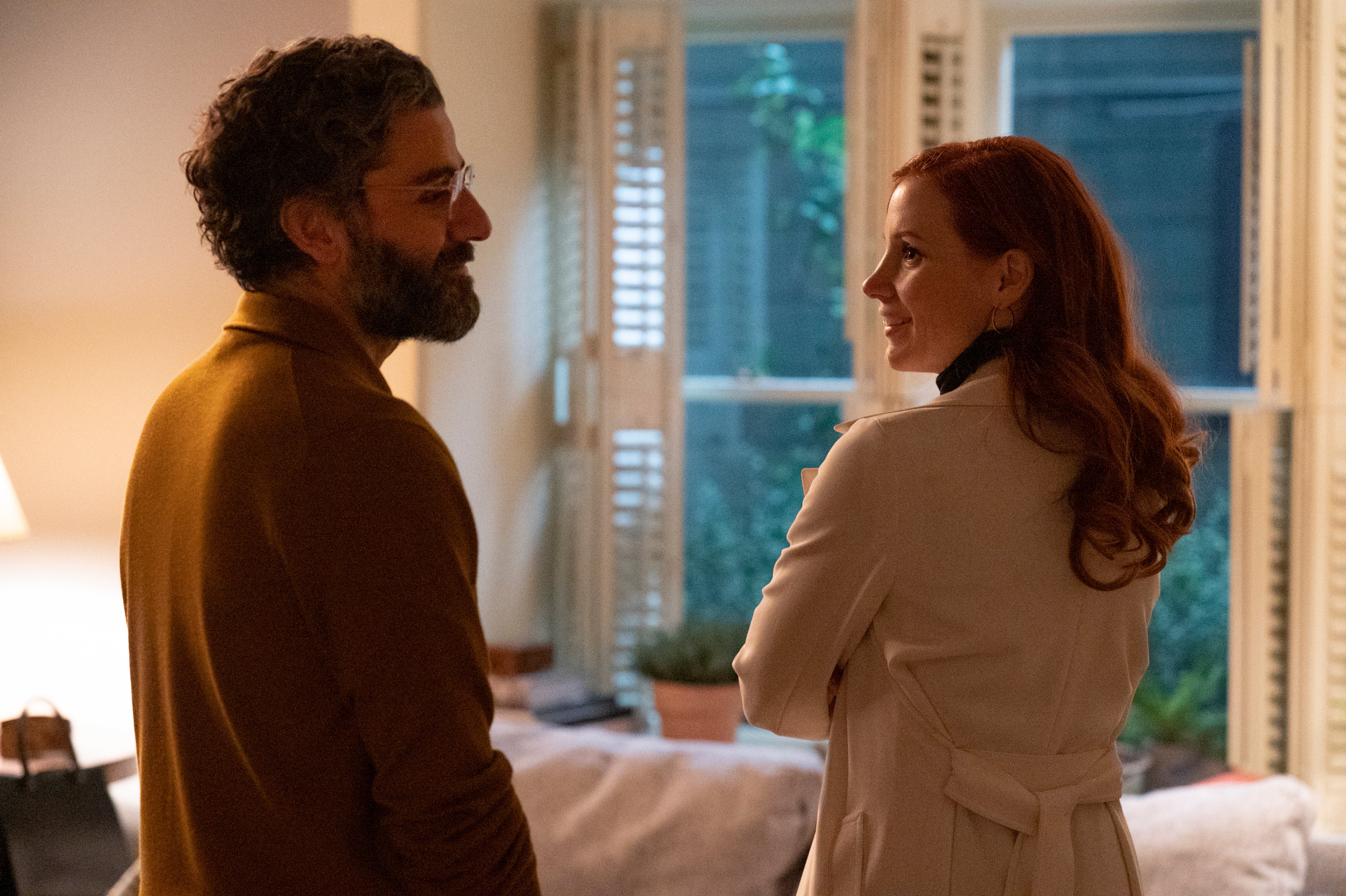 Isaac and Chastain in ‘Scenes From a Marriage’