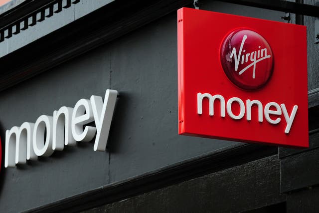 Virgin Money has revealed its increased its bad debts provisions to nearly £550m after a rise in borrowers falling behind with credit card payments (PA)