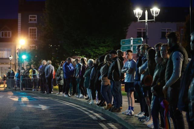 Largy College principal Sharon Magennis has paid tribute to the two ‘beautiful girls’ and ‘best friends’ who were killed in a car crash while travelling to a Debs ball at the Co Monaghan school (Liam McBurney/PA)