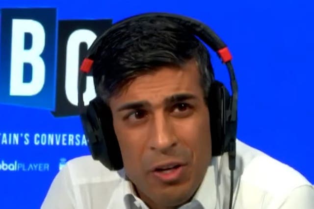 <p>Prime minister Rishi Sunak took part in a live LBC phone in from listeners.</p>