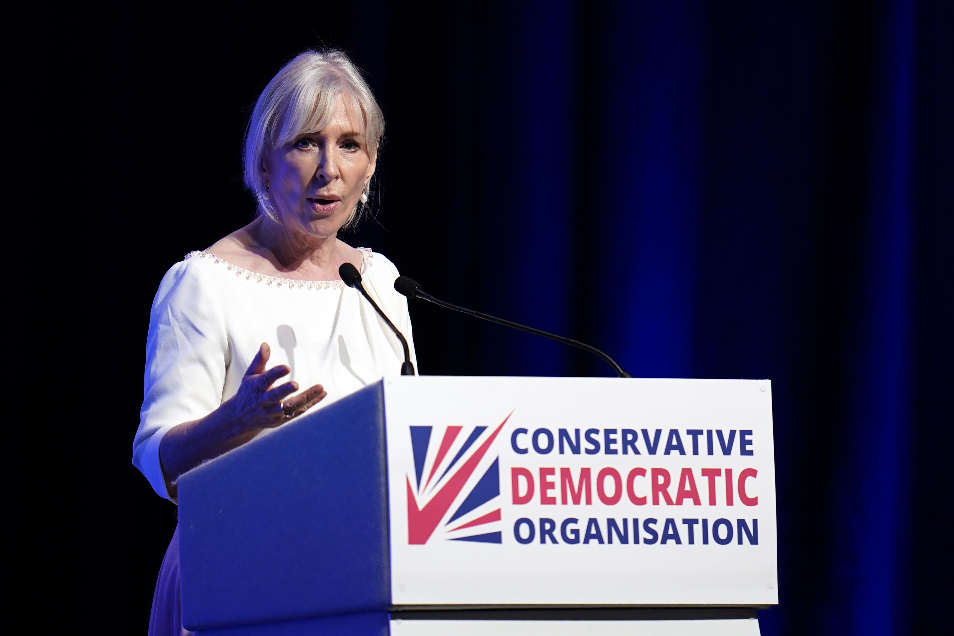 Nadine Dorries has still not formally stood down as Tory MP for Mid Bedfordshire despite announcing in June that she would quit with ‘immediate effect’ (Andrew Matthews/PA)