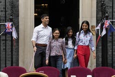 Sunak jokes about discussing climate change with daughters on first family holiday abroad in three years