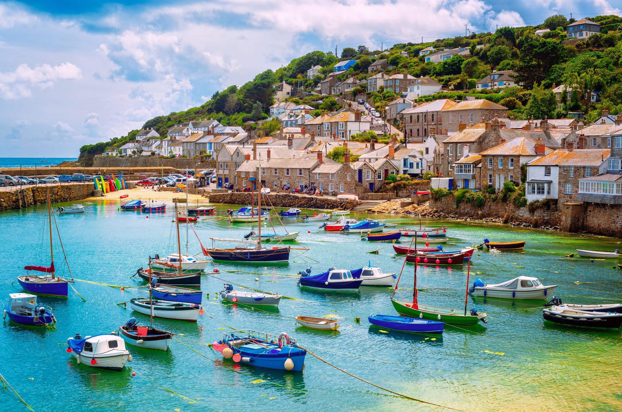 The village of Mousehole in Cornwall