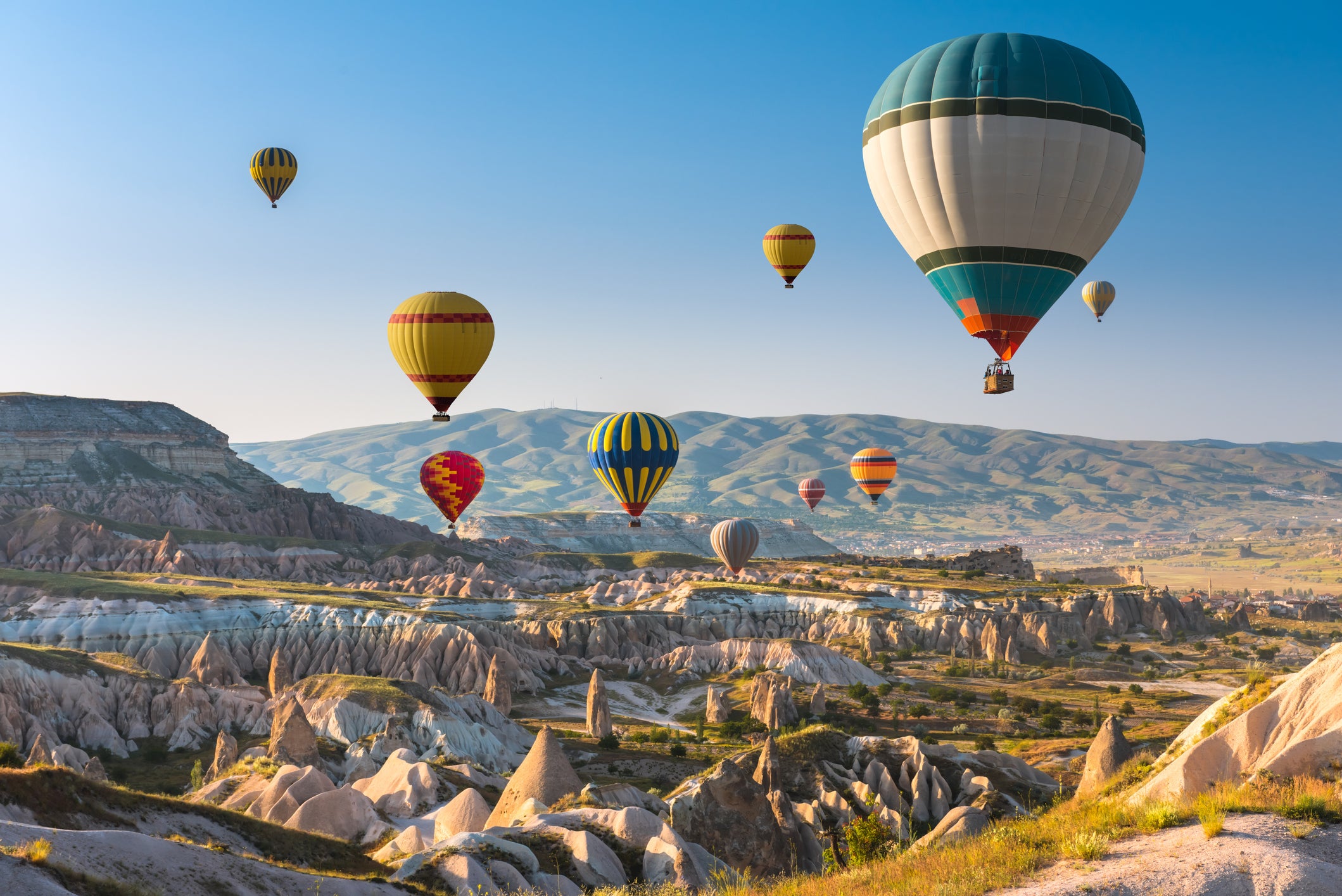 Holiday hotspot Cappadocia, in Turkey