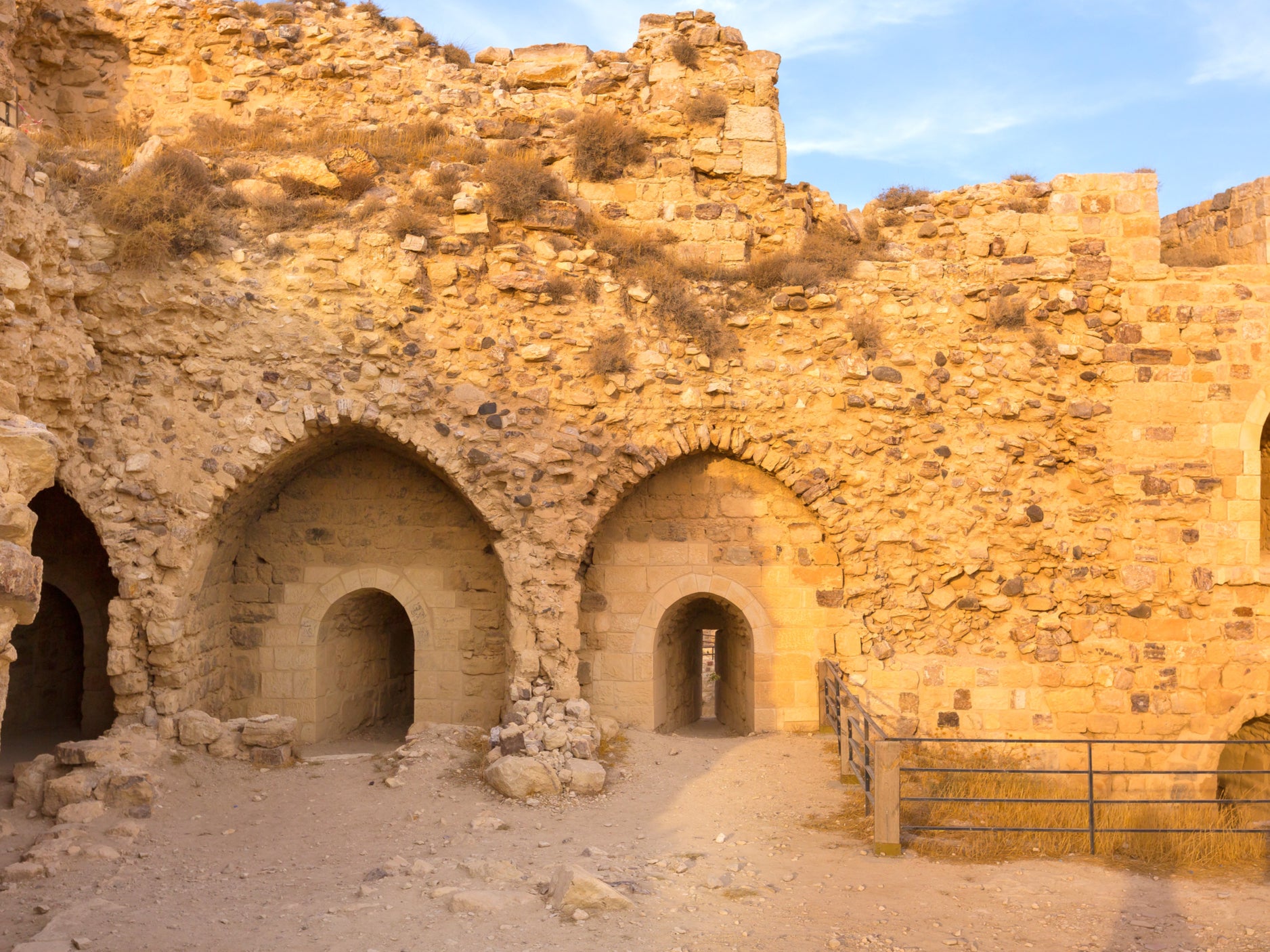 One of the largest Crusader castles can be found in Kerak
