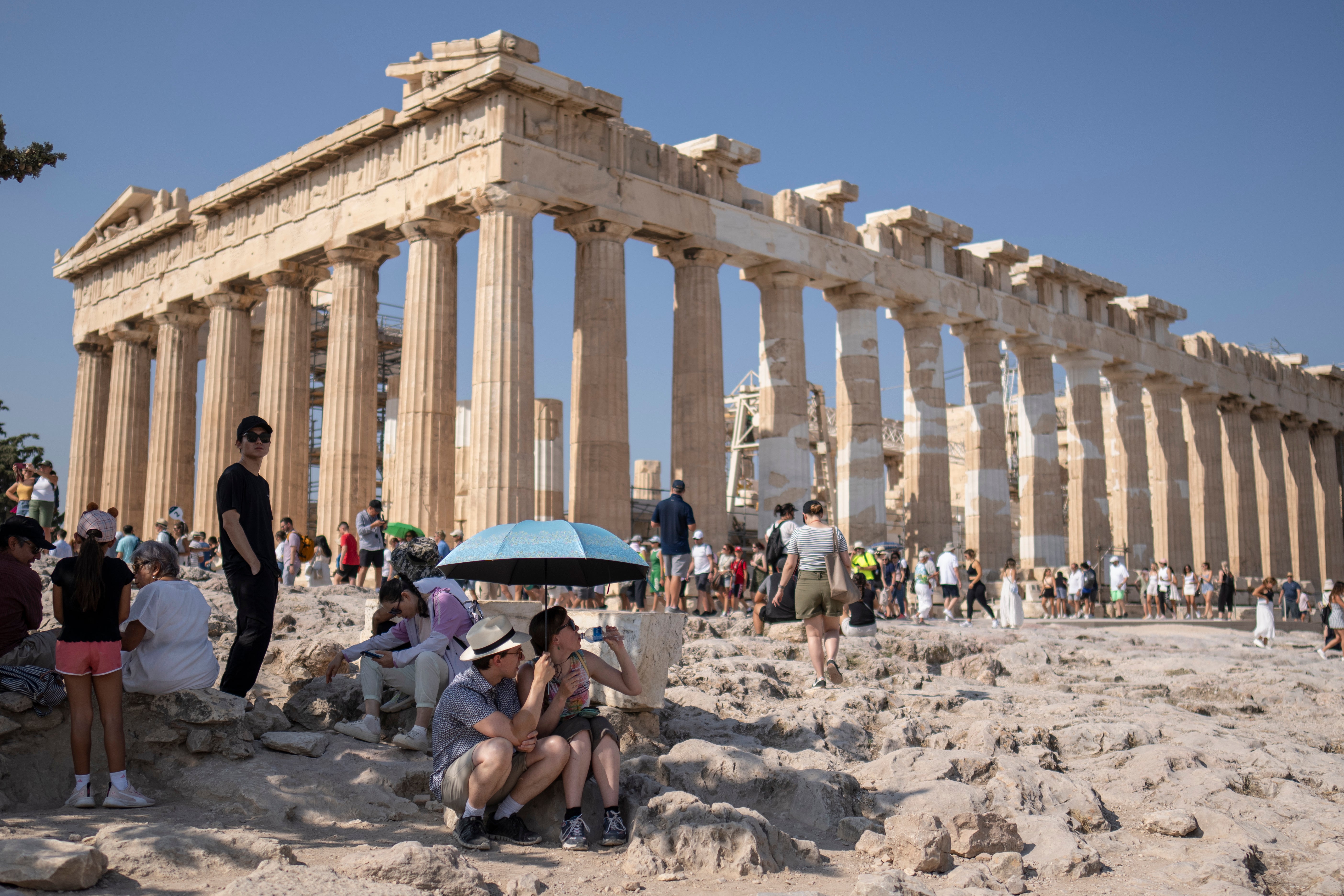 The Acropolis is limiting visitors
