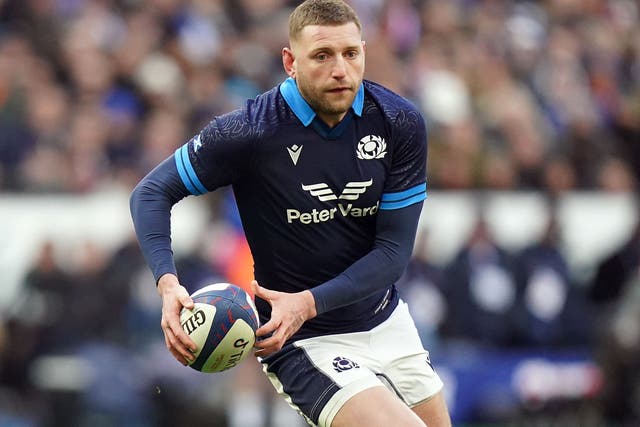 Finn Russell will captain Scotland against France on Saturday (Adam Davy/PA)