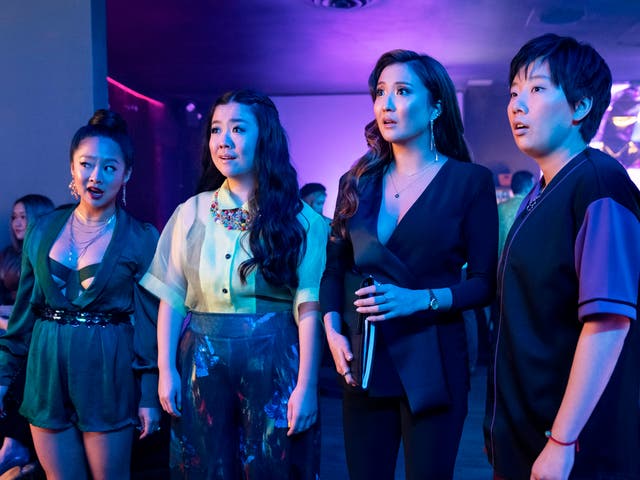 <p>Stephanie Hsu, Sherry Cola, Ashley Park and Sabrina Wu in ‘Joy Ride’ </p>