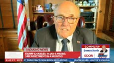 ‘Co-conspirator 1’ Rudy Giuliani flips out saying Jack Smith should be indicted for indicting Trump