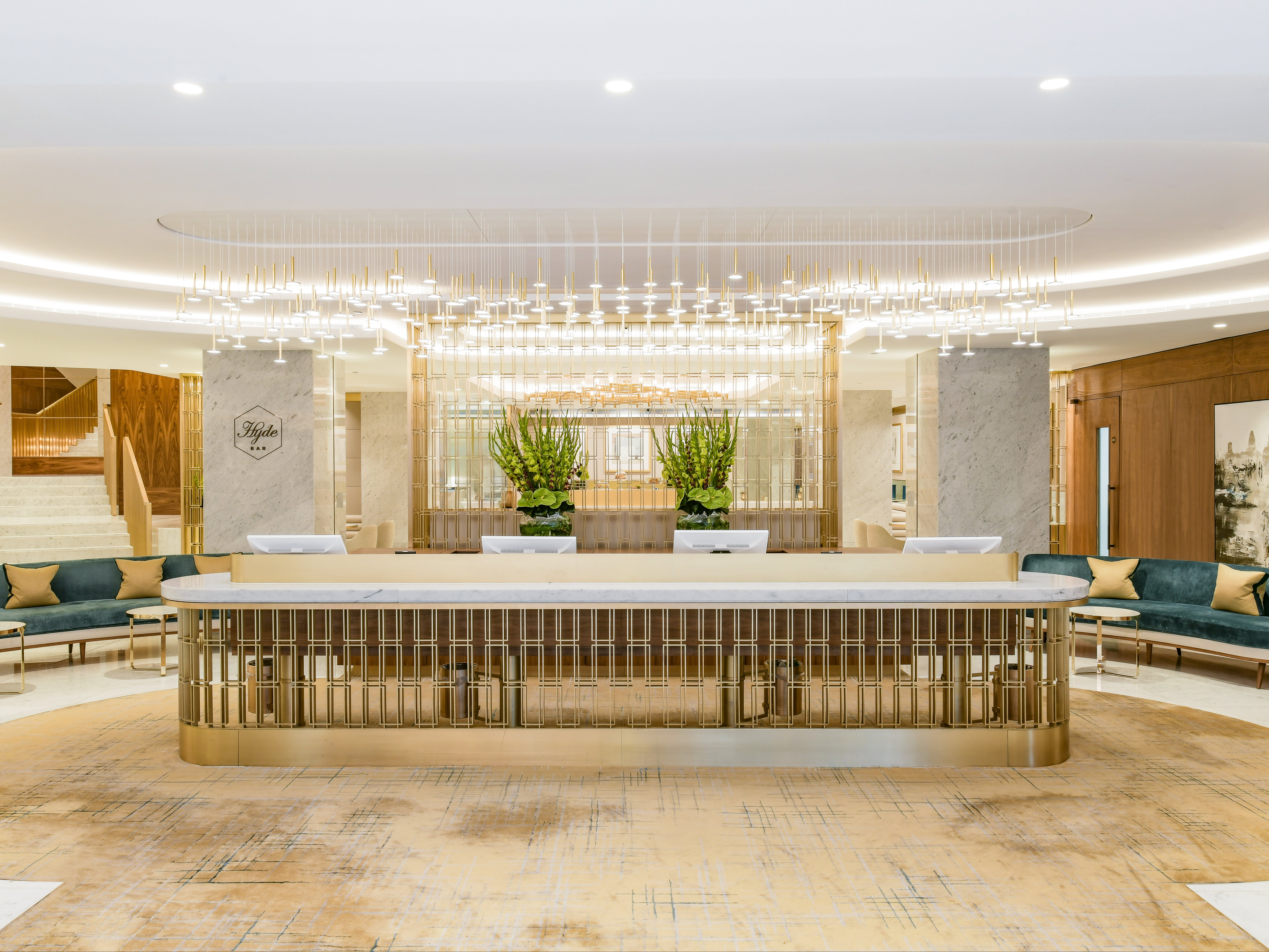 First impressions: The lobby of Royal Lancaster London