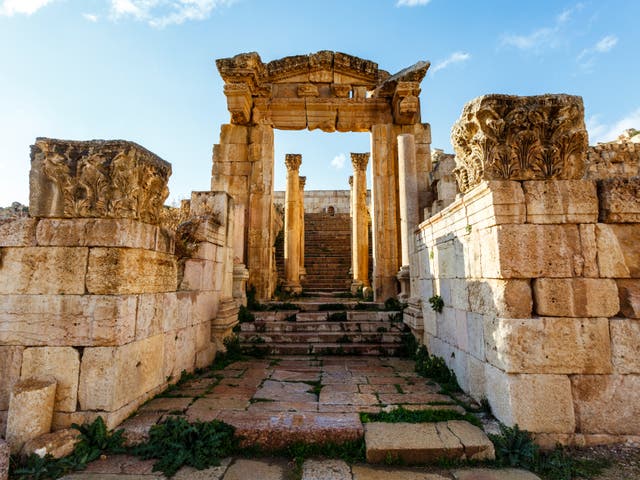 <p>Roman architecture in Gerasa, Jerash</p>