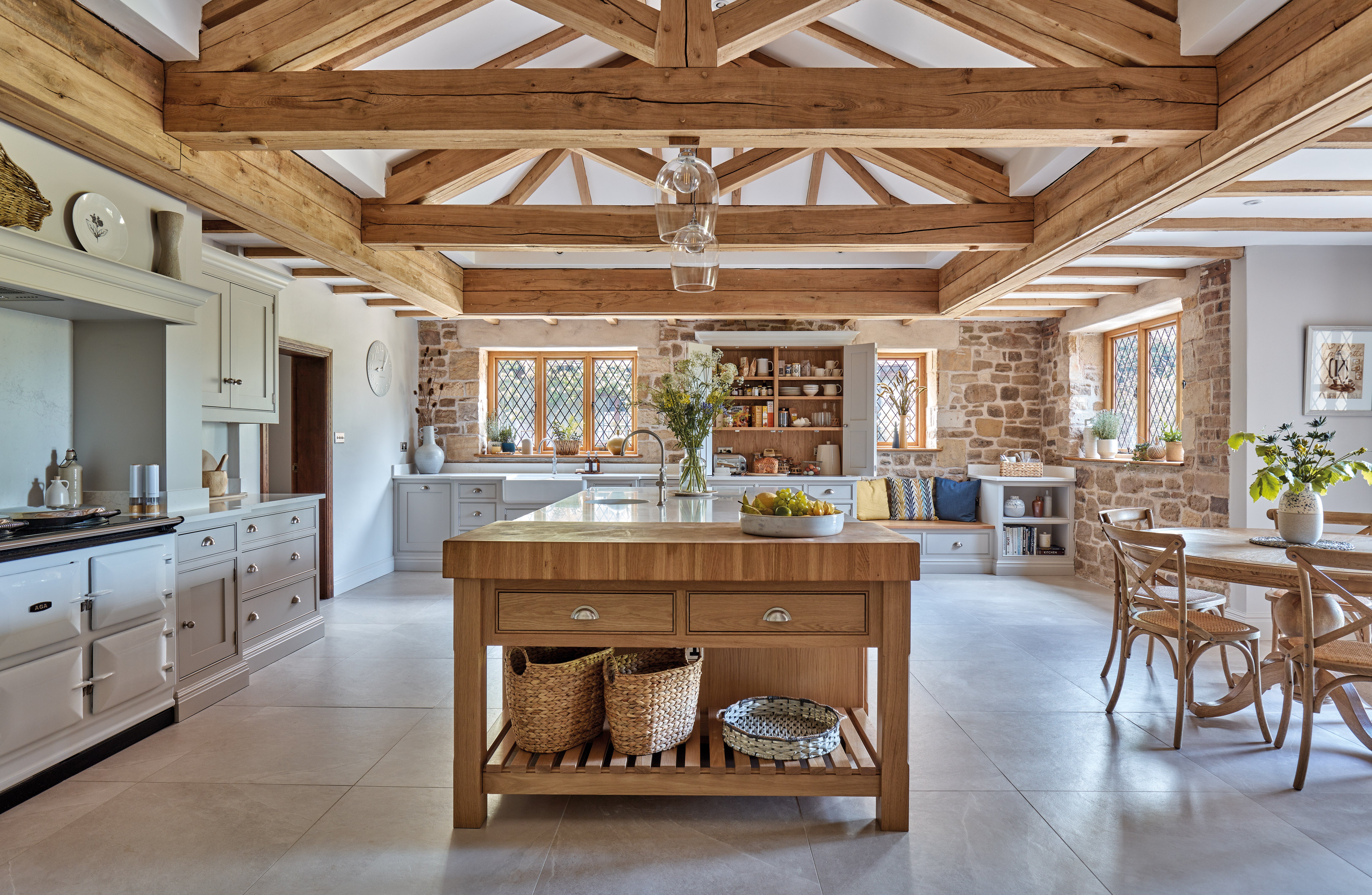 Farmhouse Kitchen in the U.K. - Town & Country Living