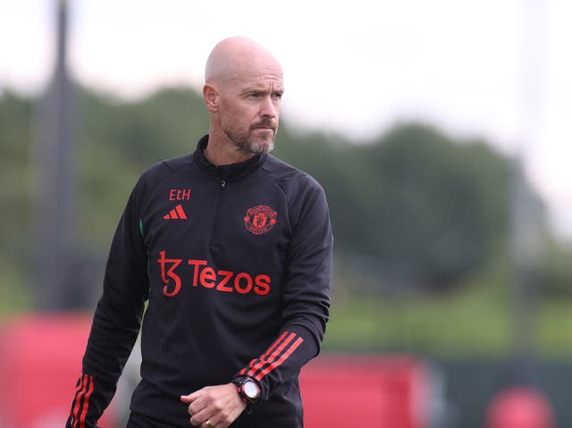 <p>Ten Hag said last month United should not talk about themselves as title contenders, arguing only Man City could</p>