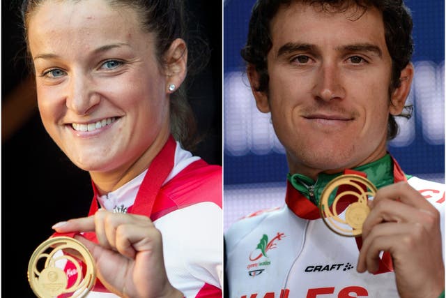 Lizzie Armitstead (left) and Geraint Thomas won gold in Glasgow 2014 (Tim Ireland/PA)