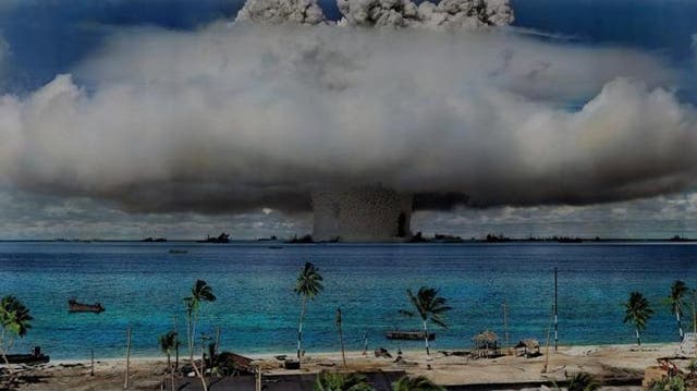 <p>File photo: The US used the Marshall Islands as a testing ground for 67 nuclear weapon tests from 1946-58, causing human and environmental catastrophes that persist to this day</p>