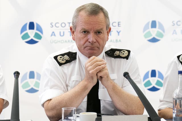 The Chief Constable is due to retire this month (Jane Barlow/PA)