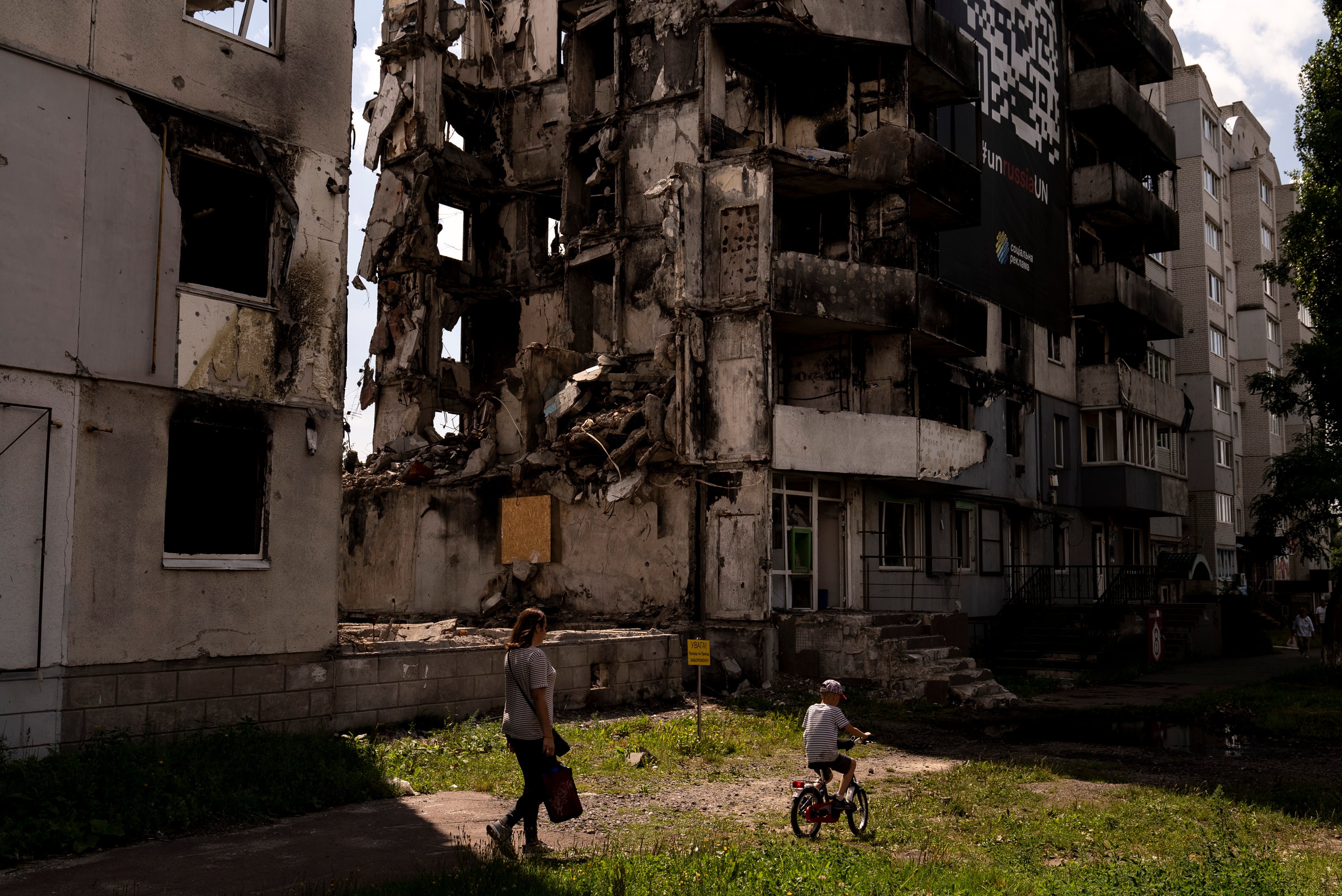 APTOPIX Russia Ukraine War Daily Life