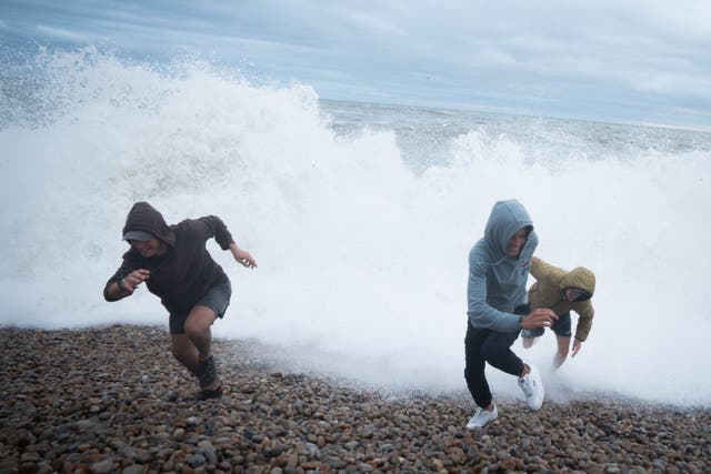 Weather warnings have been issued for southern coasts (James Manning/PA)